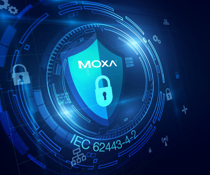 Moxa répond aux exigences de sécurité de la norme IEC 62443 pour assurer l'avenir des réseaux de nouvelle génération